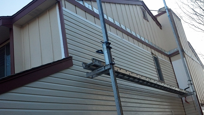 Dutch lap siding profile detail