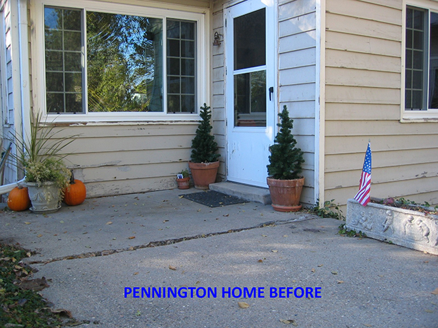 Close-up of vinyl siding installation on Denver home